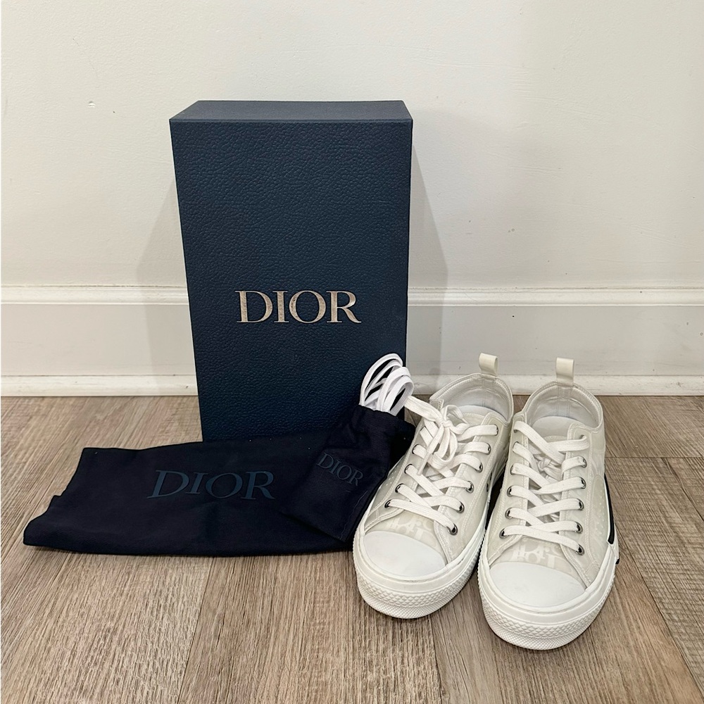 Dior B23 Low Oblique Transparent White 40
